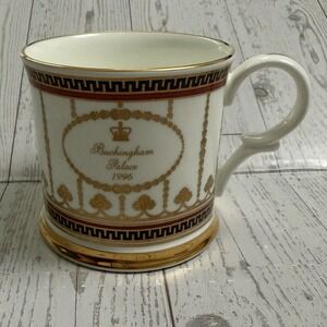 Buckingham Palace 1996 Mug, Excellent Condition Bone China Gold Commemorative